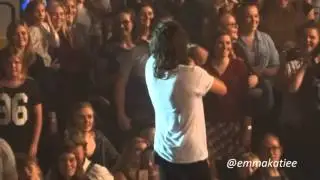 One Direction - Harry/Louis talking to the crowd | Sheffield