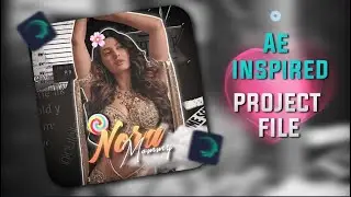 Ae inspired Nora fatehi edit/alight motion/project file/free preset/ms efx