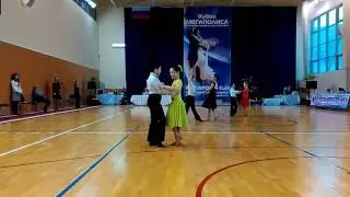Третие соревнования. Кира и Дима. Ча-ча-ча