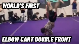World’s First Elbow Cart Double Frontflip- Taka Enomoto (February 9, 2020) (TRICKING)