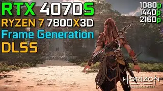 Horizon Forbidden West | RTX 4070 SUPER | 1080p - 1440p - 4K | DLSS & Frame Generation Test