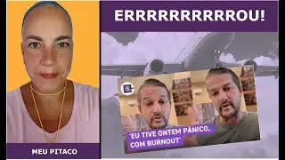 Pânico no vôo e o burnout de Marcelo Serrado | Pitaco