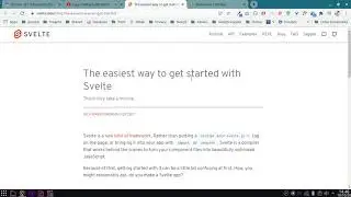 Tutorial Install Svelte JS