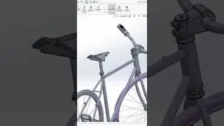 Design and Assembly of Bicycle in Solidworks.#sheetmetal #solidworks #weldment #fabrication#tutorial