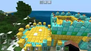 Я играю в игру Майнкрафт вместе со своей  сестрой  и лайфхак от бро Вани