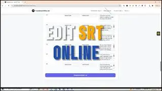 How to Edit SRT Subtitles Online Free (No Software Needed)