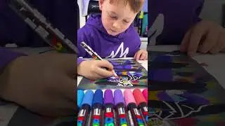 🤯 9 Year Old FIXES My Old Drawing… AGAIN 🤯 