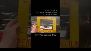 Carmelo Hayes TURNS on Trick Williams | Live Arena Reactions |  NXT Vengeance Day 2/4/2024 | #wwenxt