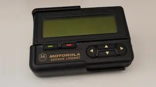Motorola Advisor Linguist - Pager in 2020 - Пейджер в 2020 - Передаём сообщение.