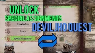 MHW Unlock Special Assignments and Deviljho Quest The Food Chain Dominator