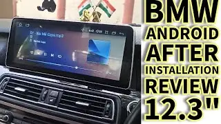 Android stereo after installation review in BMW CKD 520 | BMW ANDROID STEREO