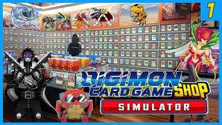 Opening a Digimon Card Shop! - Digimon Mod for TCG Card Game Simulator