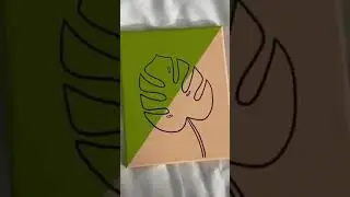 Canvas Painting☘️#short #youtubeshort #viral