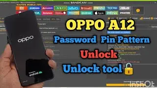 Oppo A12 (CPH2083) Unlock Password, Pattern Unlock By Unlock Tool