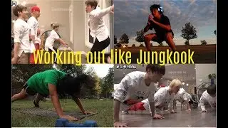 I followed Jungkook's workout routine for 31 days