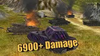 Обидный бой с большим количеством урона | World of Tanks Blitz