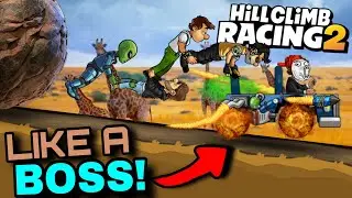 LIKE A BOSS & COMPILATION + INSANE MOMENTS! (BUS VERSION) #12 - Hill Climb Racing 2