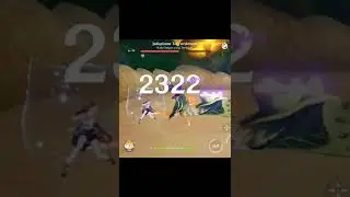 Gameplay to beat Jadeplum Terrorshroom | Genshin Impact