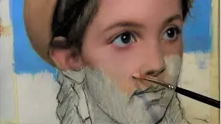 How to oil paint a portrait for beginners Painting technique tutorial Realistic portrait painting.