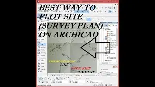 How to plot a survey plan in ARCHICAD HD