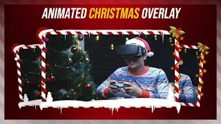 Animated Christmas 2023 Facecam for Twitch | Webcam Overlay