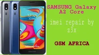 How to imei repair Samsung A2 core/ how to imei repair a260f by z3x