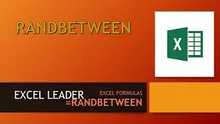 EXCEL FORMULA #94 (RANDBETWEEN) #  Very Useful to fill / find random number between specified limits