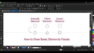 Corel draw Tutorial 6 : How to Draw Basic Diamond Facets?