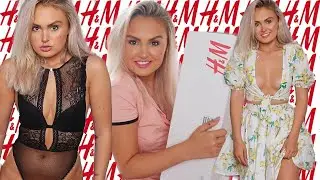 H&M SUMMER HAUL / TRY ON CLOTHING HAUL & SWIMWEAR