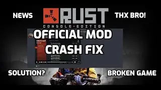 Rust Console News Crash Fix Ps4 Ps5 Xbox Rust Ps4 Bug Rust Ps5 Bug Rust Console Bug Rust ps4 Glitch