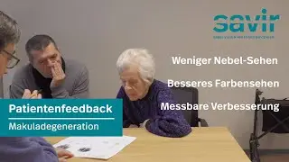 Behandlung einer Sehnervschädigung durch Makuladegeneration (Frau S.)