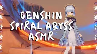 genshin spiral abyss asmr | floors 9-12 | (close whispering, keyboard sounds, game audio, clicking)
