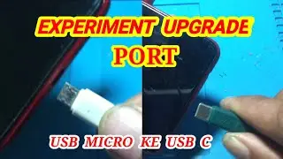 cara ganti port usb micro menjadi USB C