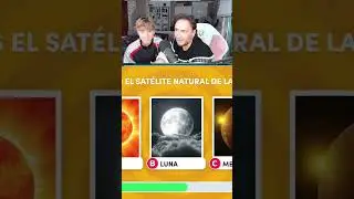 Cual es el satelite natural de la tierra | majogovi #shorts