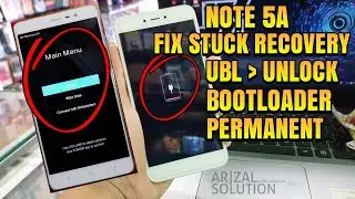 Atasi Stuck Bootloop Mi Recovery Xiaomi Redmi Note 5A Ugglite (UBL Unlock Bootloader)