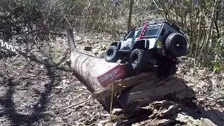 Traxxas Trx4 Defender Crawls the Diamond Back W/ Integy Aluminum Rear Bumper