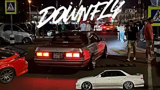 МОСКОВСКИЙ ФОРСАЖ на ПАРКОВКЕ ТЦ как в ТОКИО | DOWNFLY MEET 💤
