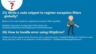 Web API Interview Questions with Answers