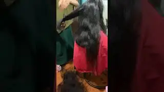 RAMBUT PANJANG BANGET DI POTONG - LONG HAIRCUT WOMEN
