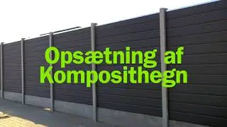 Opsætning af XL Komposit Hegn – JimaHegn