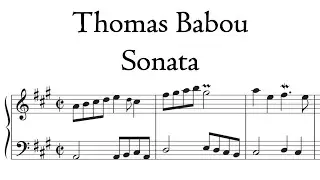 Thomas Babou - Sonata - Silbermann organ, Ebersmünster, Hauptwerk