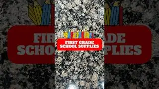 FIRST GRADE SCHOOL SUPPLIES HAUL!