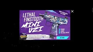 LETHAL FINSTOOTH MINI UZI | 🆓🔥| Free Gun Skin | FAFOYSAL