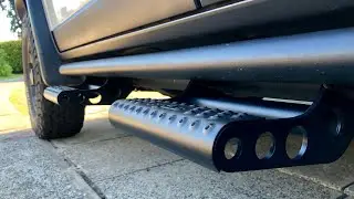FJ Cruiser Side Step Install on Standard Rock Sliders
