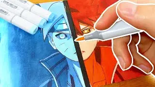 Drawing Boruto X Kawaki | BORUTO