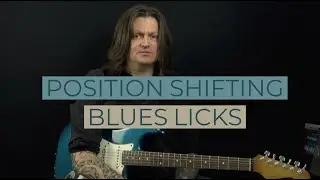 Position Shifting Blues Lick In A