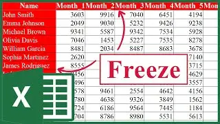 Excel Quick Tip: How to Freeze First Row AND Column Simultaneously in Seconds!
