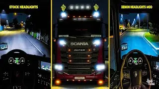 Xenon Lights Mod For ETS2 1.47 | ETS2 1.47 MODS