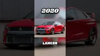 Evolution of Mitsubishi Lancer 🔥(1973 ~ 2024) #shorts #virel #trending #supercar