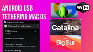 ✔️🌎❤️ WIFI Internet for Macos Catalina/Big Sur with Android USB Tethering (100% WORKING)